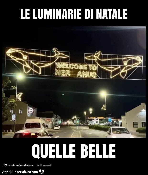 Le luminarie di natale quelle belle