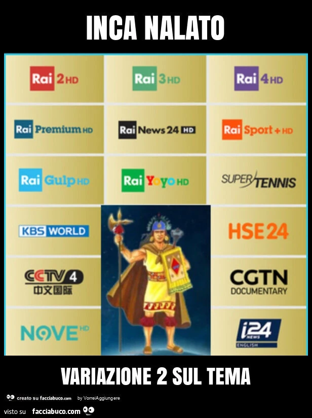 Inca nalato variazione 2 sul tema