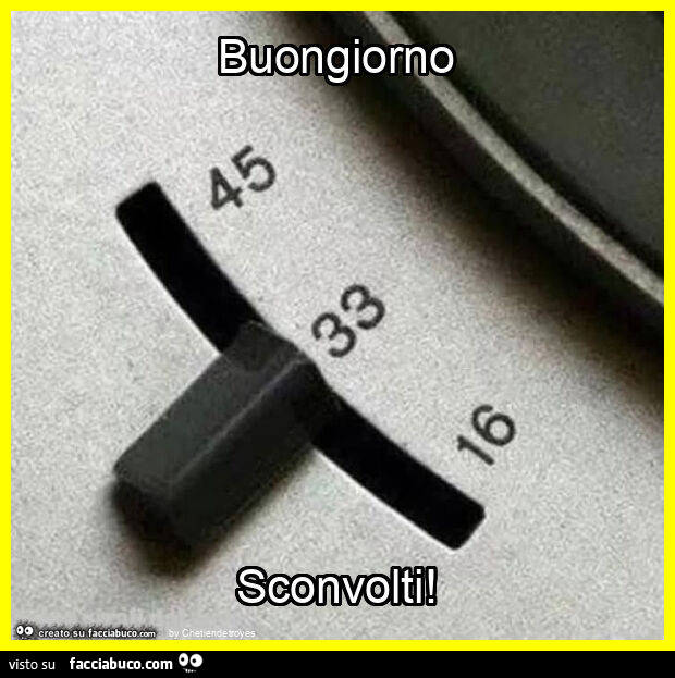 Buongiorno sconvolti