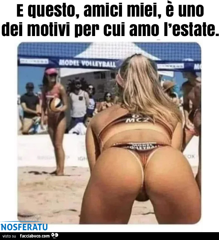 E questo, amici miei, è uno dei motivi per cui amo l'estate