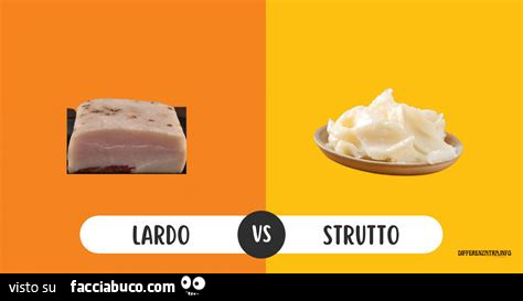 Lardo vs strutto