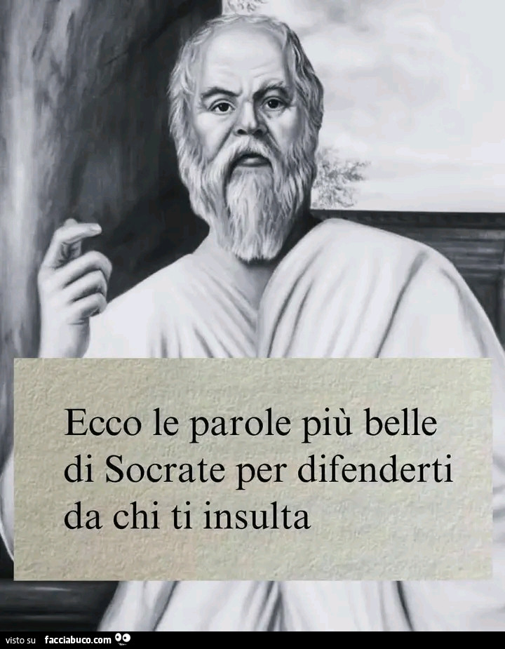 Socrate il grande Filosofo