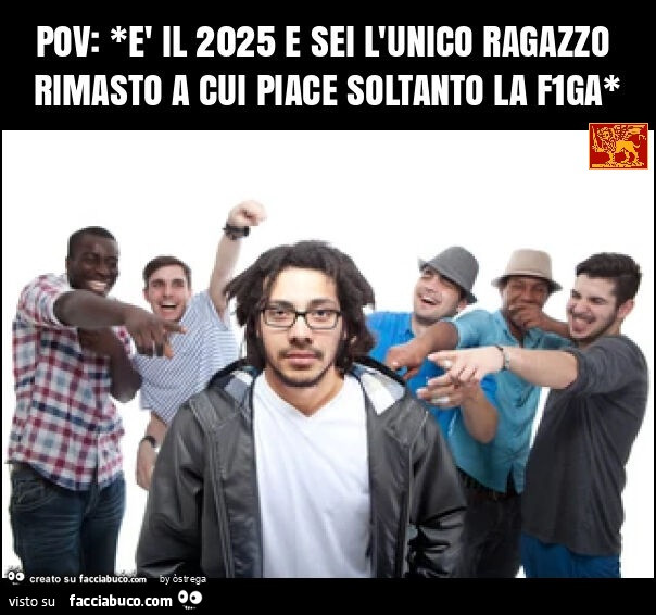 Pov: *è il 2025 e sei l'unico ragazzo rimasto a cui piace soltanto la f1ga*