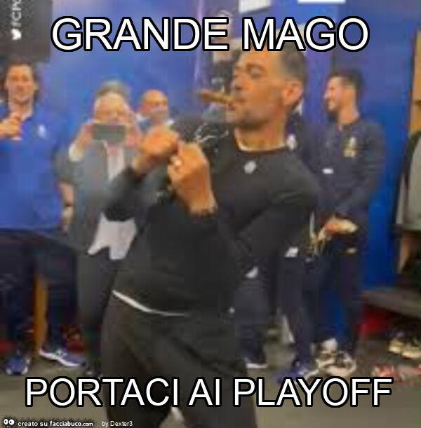 Grande mago portaci ai playoff