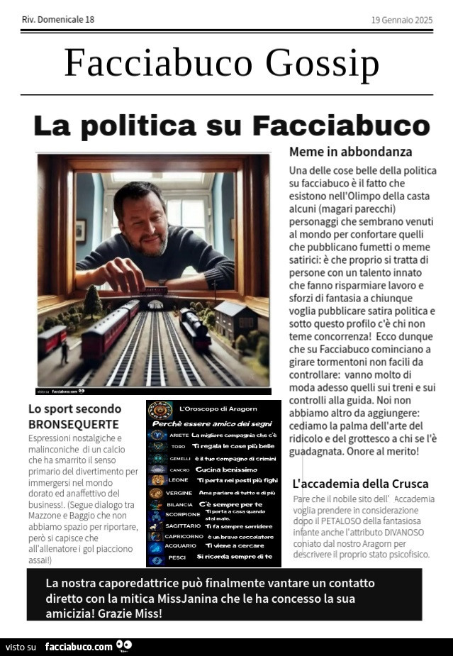 Facciabuco Gossip 18