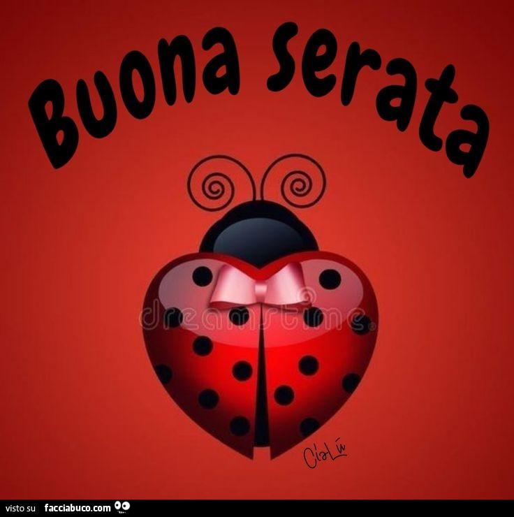 Buona serata coccinella