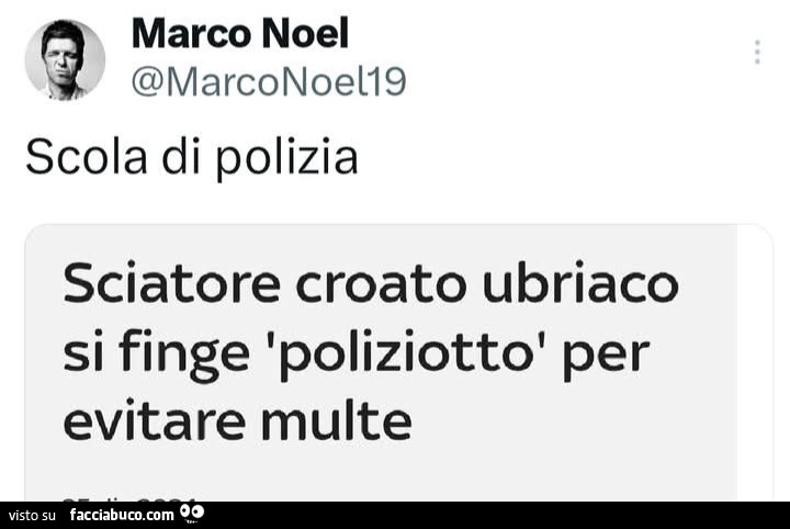 Scola di polizia. Sciatore croato ubriaco si finge poliziotto per evitare multe