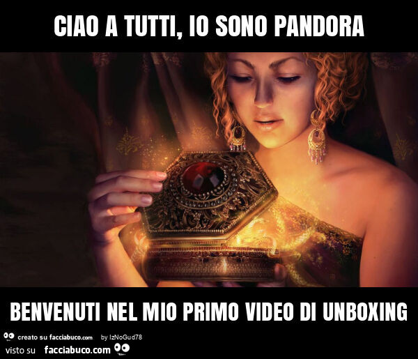 Ciao a tutti, io sono pandora benvenuti nel mio primo video di unboxing