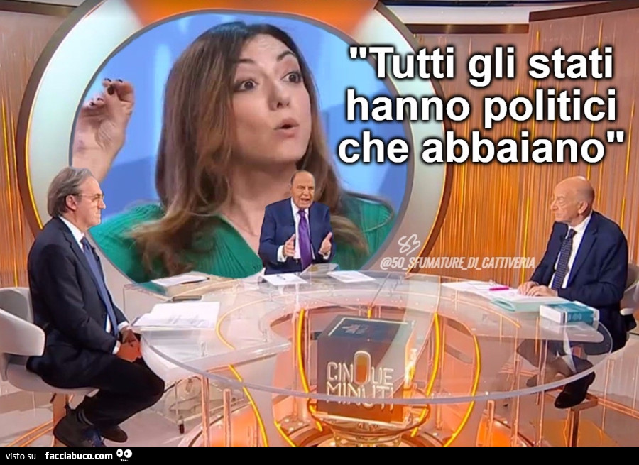 Tutti gli stati hanno politici che abbaiano