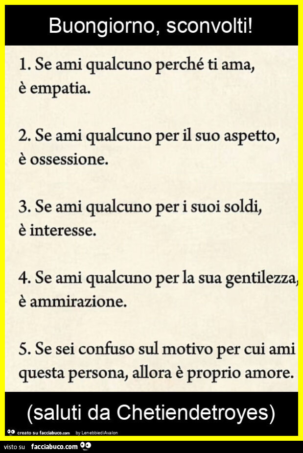 Buongiorno, sconvolti! (Saluti da chetiendetroyes)