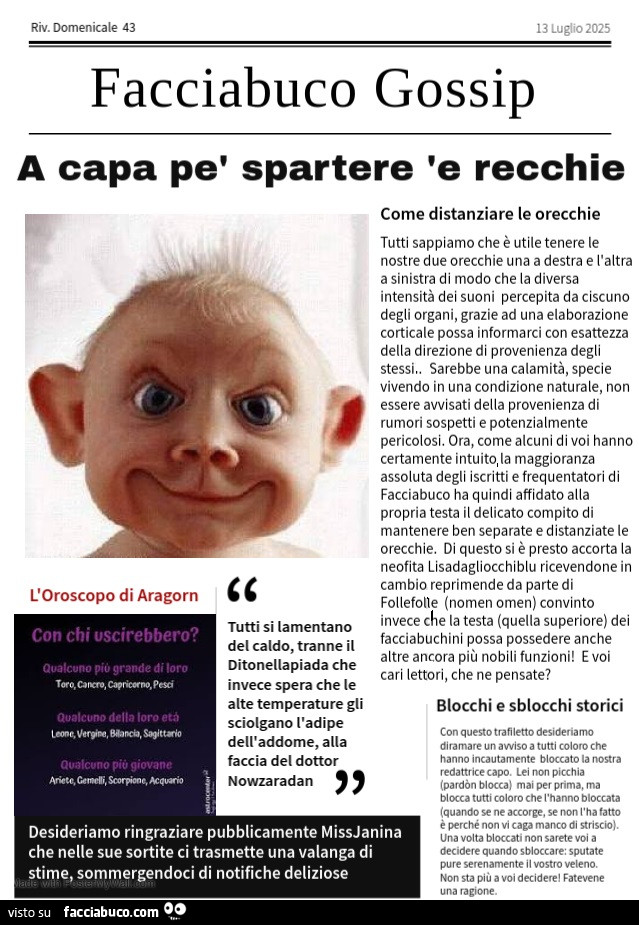 Facciabuco Gossip 43