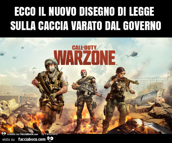 Ecco il nuovo disegno di legge sulla caccia varato dal governo