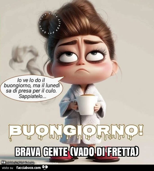 Brava gente (vado di fretta)