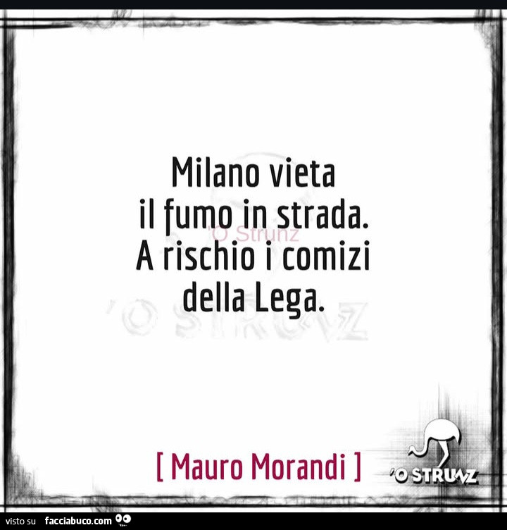 Milano vieta il fumo in strada. A rischio i comizi della lega