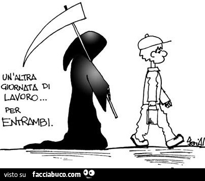 La morte che accompagna i lavoratori