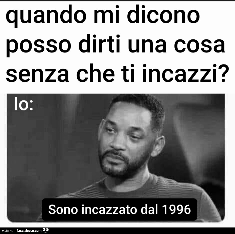 Incazzatura costante