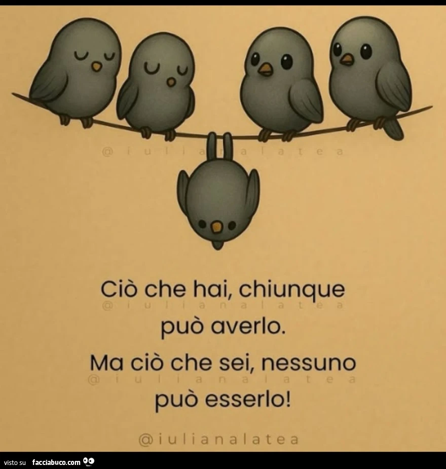 Siamo Persone Uniche e dobbiamo Amarci così come siamo