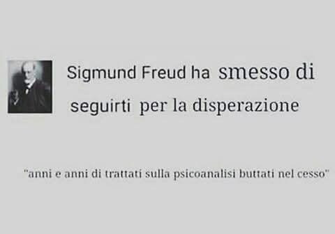 Sigmund si è arreso 🤷‍🤦