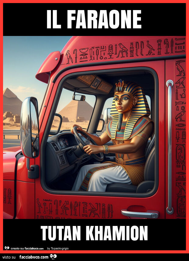 Il faraone tutan khamion
