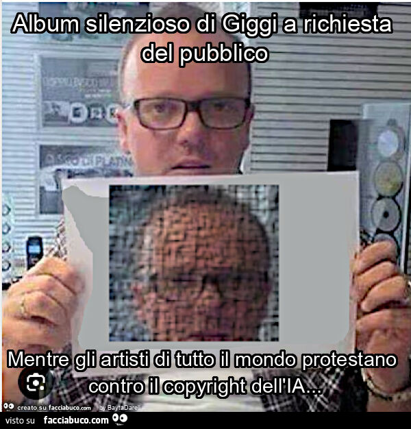 Album silenzioso di giggi a richiesta del pubblico mentre gli artisti di tutto il mondo protestano contro il copyright dell'ia