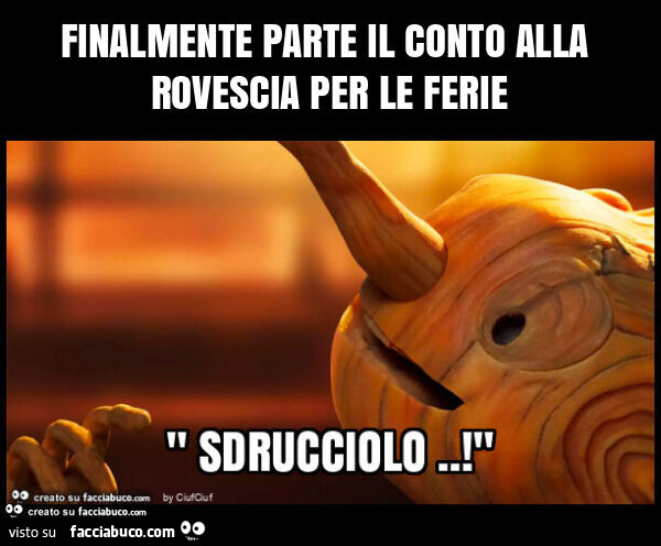 Finalmente parte il conto alla rovescia per le ferie