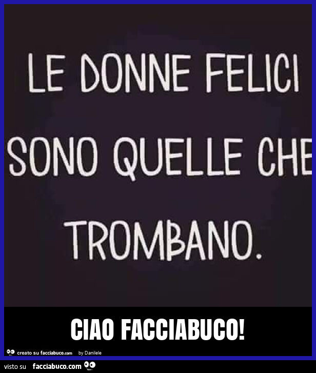 Ciao facciabuco