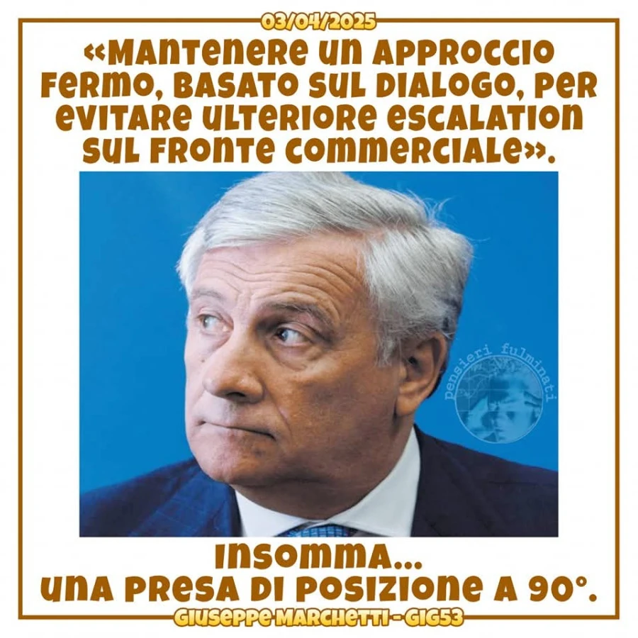 TAJANI dazi trump