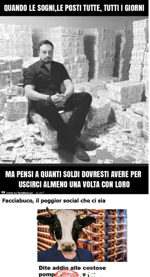 Quando le sogni, le posti tutte, tutti i giorni ma pensi a quanti soldi dovresti avere per uscirci almeno una volta con loro