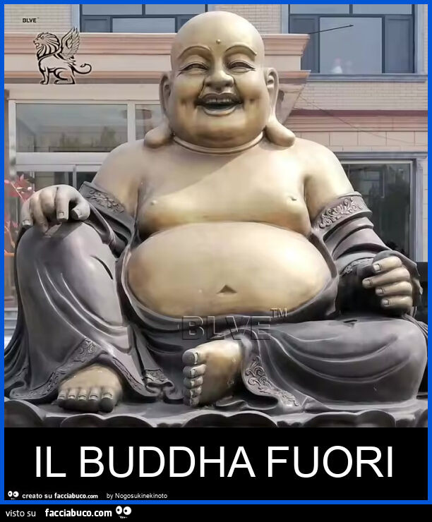 Il buddha fuori