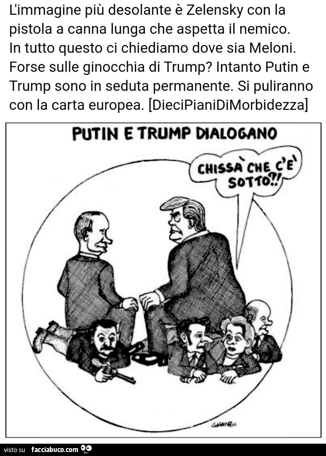 Putin e Trump dialogano. Chissà che c'è sotto?