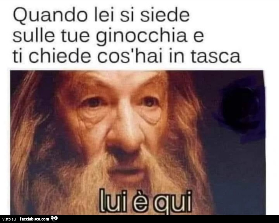 Lui è qui