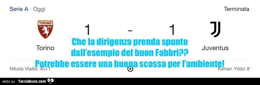 Evviva il nuovo modulo filosofia juventina: pareggio a vita