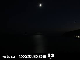 Luna di notte