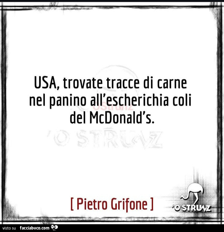 Usa, trovate tracce di carne nel panino all'escherichia coli del mcdonald's