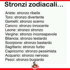 Stronzi zodiacali