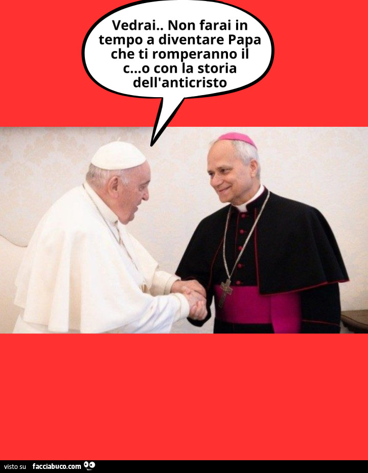Meme nuovo Papa