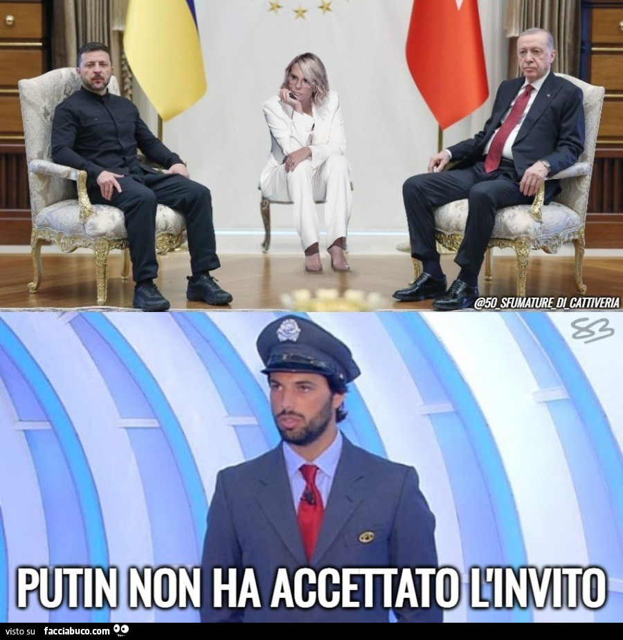 Putin non ha accettato l'invito