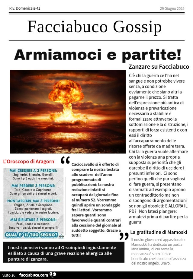 Facciabuco Gossip 41