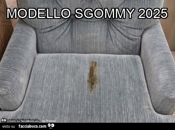 Modello sgommy 2025