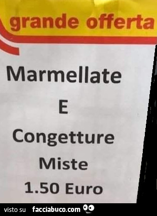Marmellate con congetture