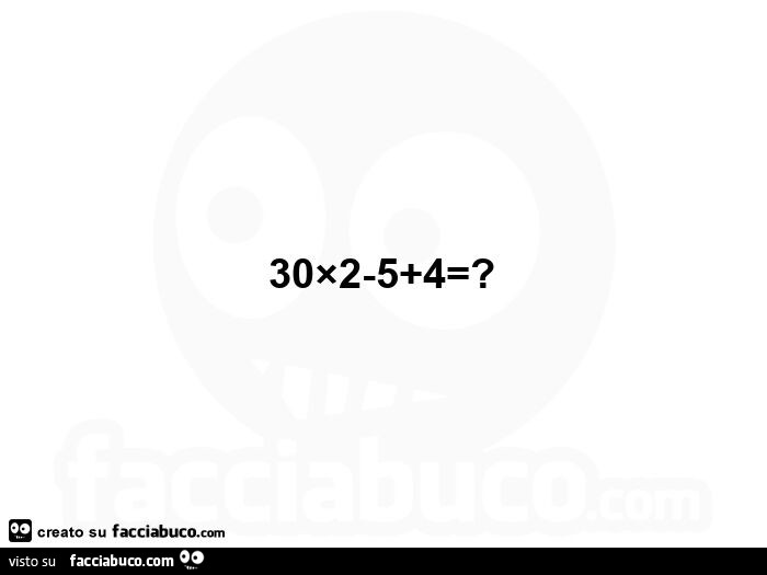 30×2-5 4=?