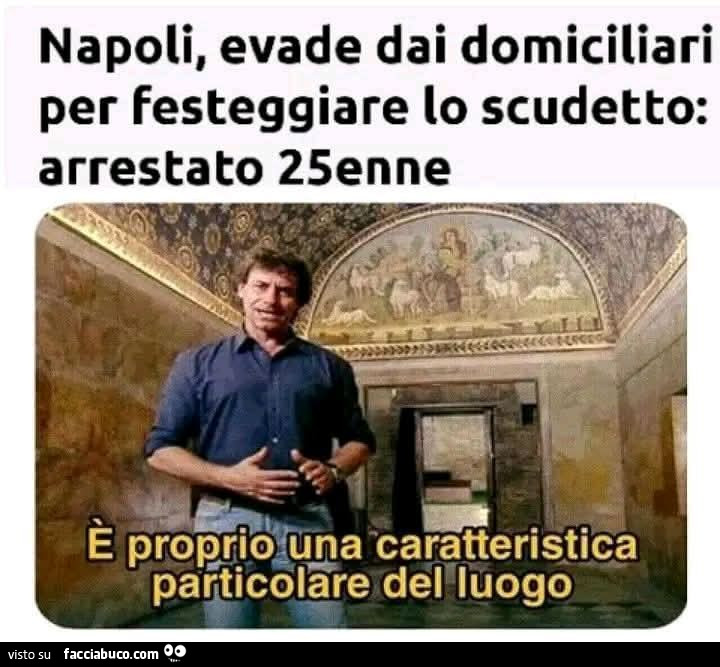 Evade per festeggiare scudetto