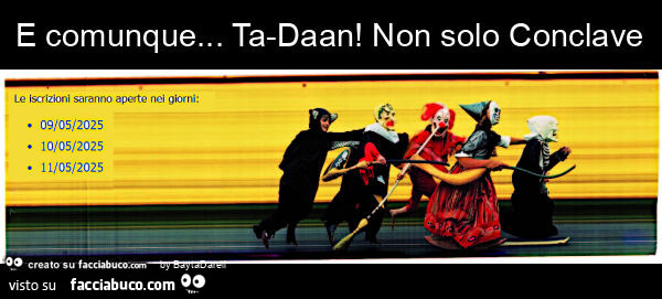 E comunque… ta-daan! Non solo Conclave. Nuove iscruzioni a Faccabuco. Da una foto di George Silk - The LIFE Picture Collection © Meredith Corporation)