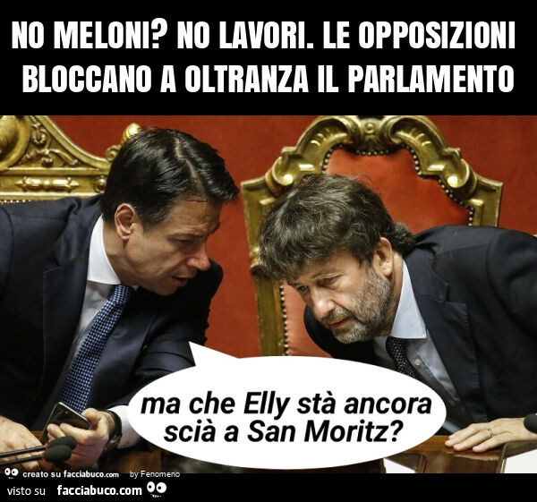 No meloni? No lavori. Le opposizioni bloccano a oltranza il parlamento