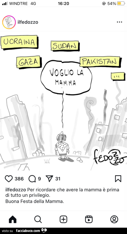 Ucraina. Sudan. Gaza. Pakistan. Voglio la mamma