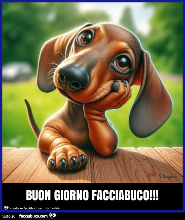 Buon giorno facciabuco