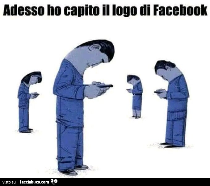 Adesso ho capito il logo di facebook