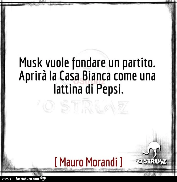 Musk vuole fondare un partito. Aprirà la casa bianca come una lattina di pepsi