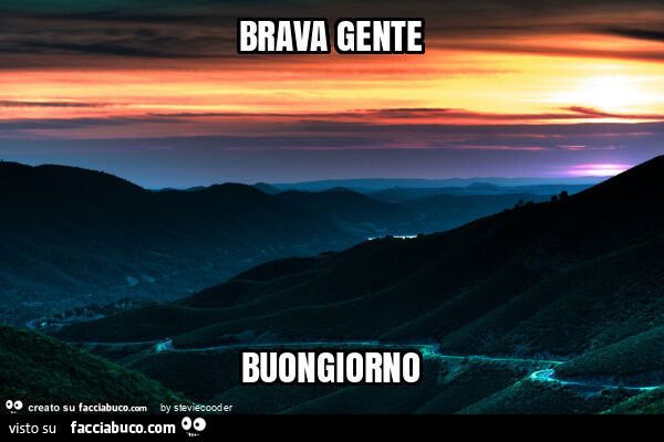 Brava gente buongiorno