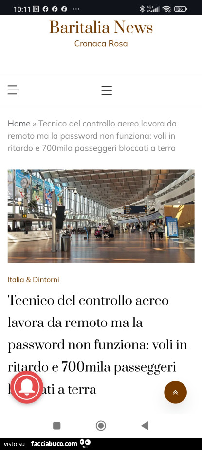 Tecnico del controllo aereo lavora da remoto ma la password non funziona: voli in ritardo e 700mila passeggeri bloccati